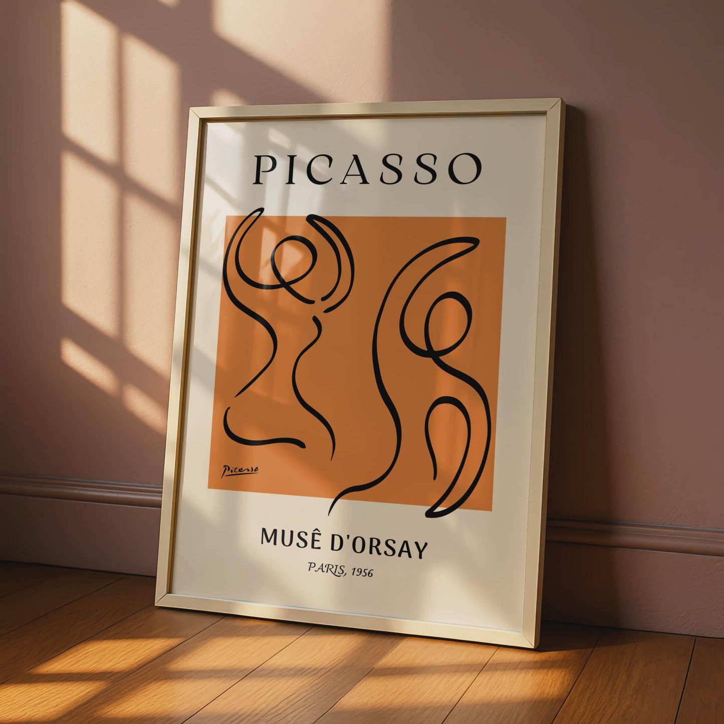 Picasso Art Print, Abstract Dancers Poster, Musee d'Orsay, Modern Wall Art, Vintage Style, Paris wall art print