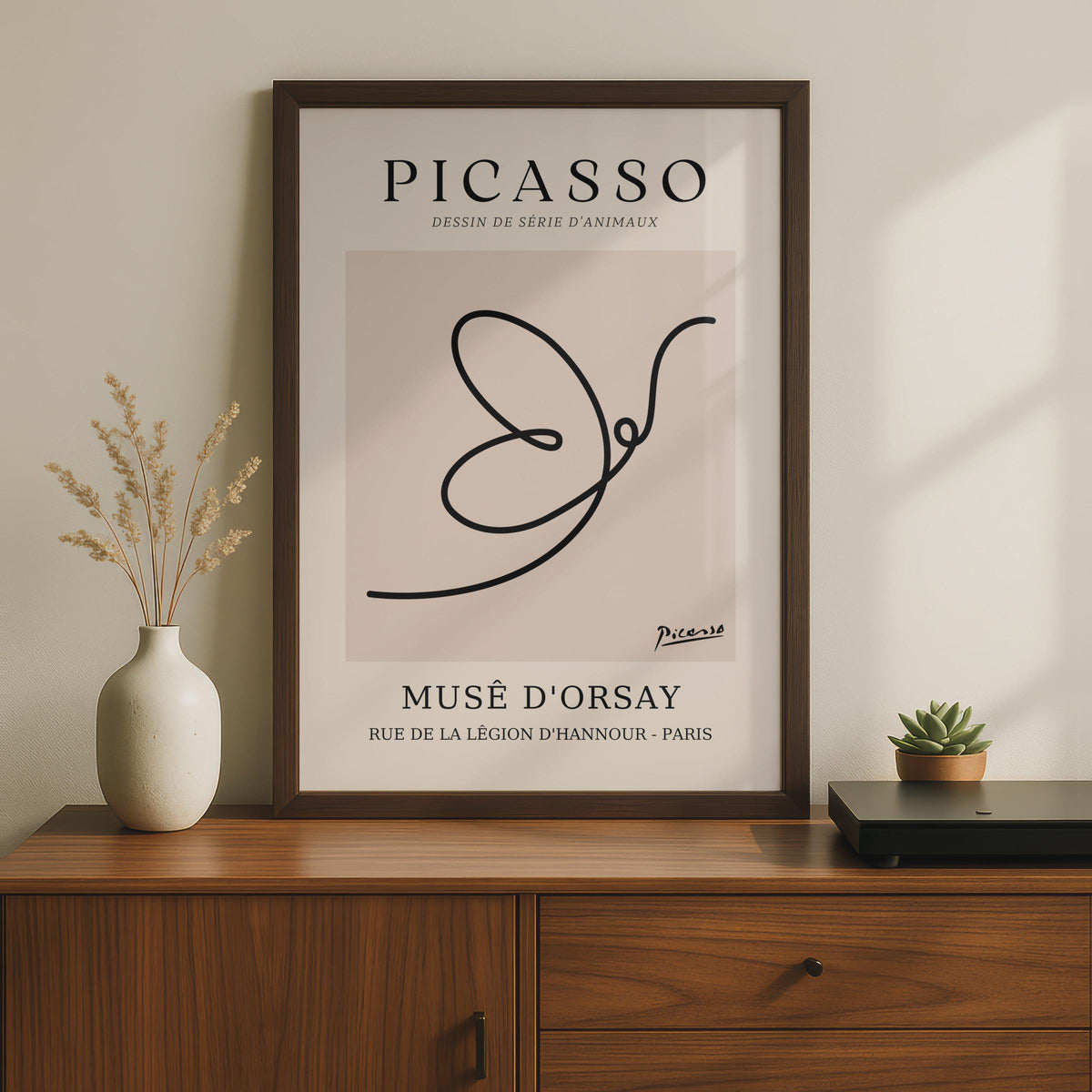 Abstract Animal Series Poster, Minimalist Line Art, Modern Paris Style Wall Decor wall art print