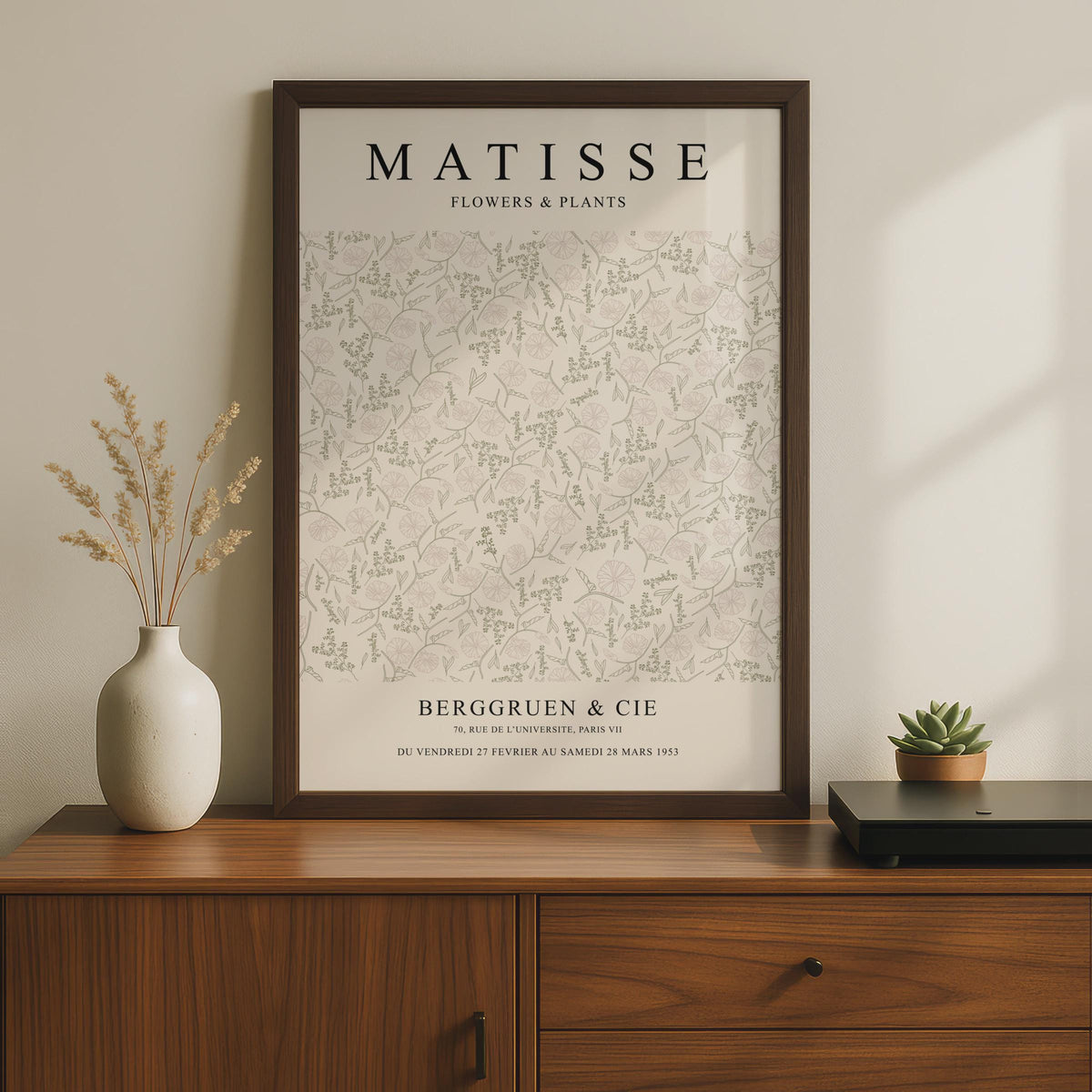 Henri Matisse Flowers Plants Art Poster, Botanical Floral Print, Home Decor wall art print
