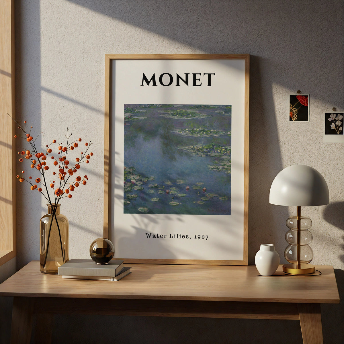 Monet Blue Violet Water Lilies 1907 Wall Art Print, Impressionist Botanical Poster – product image 5