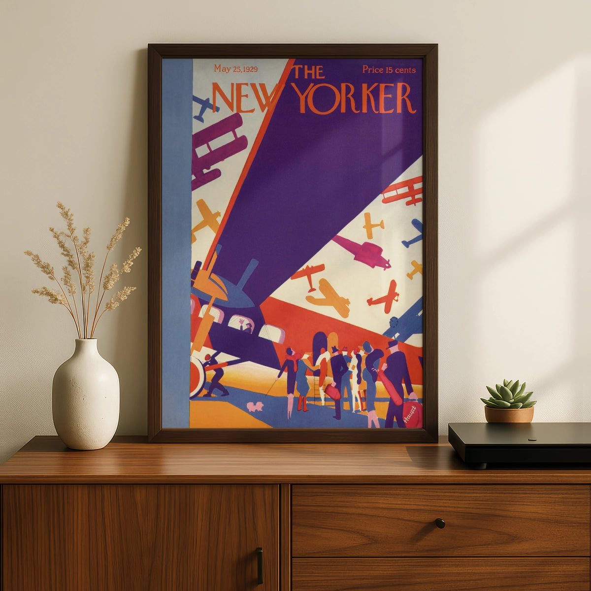 Aviation Poster, Vintage Editorial Wall Art wall art print