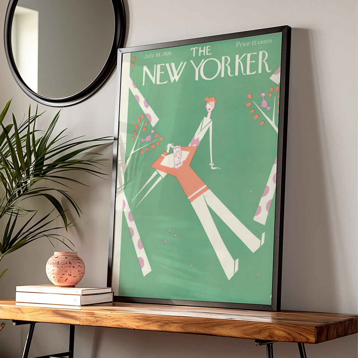Vintage Art Deco Poster, Vintage Editorial Wall Art — Digital Download