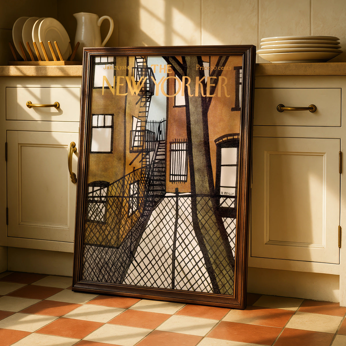 Art Poster, Vintage Editorial Wall Art wall art print