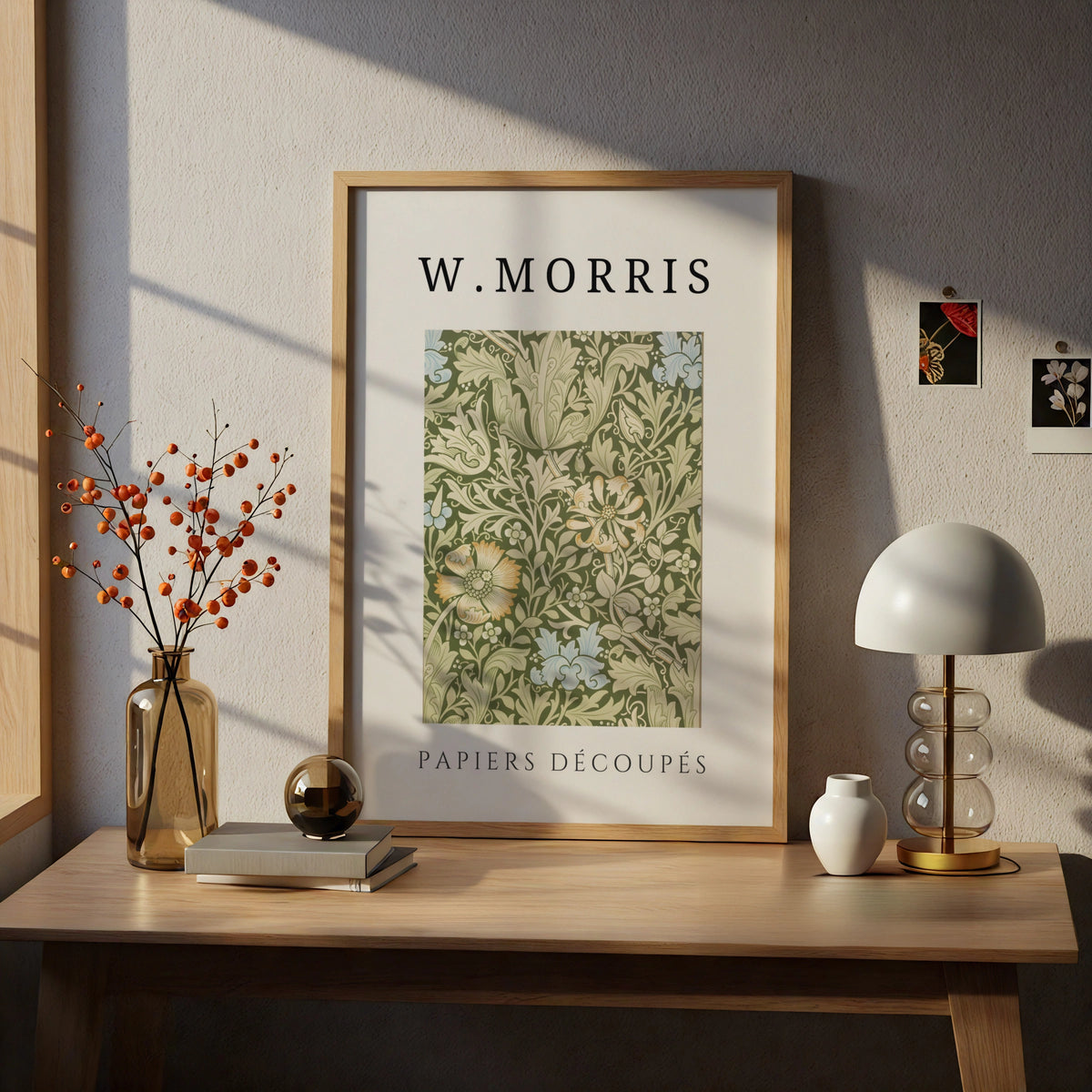 William Morris Sage Green Honeysuckle Botanical Wall Art Print, Vintage Floral Poster – product image 5