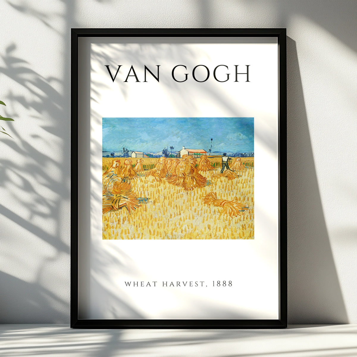 Van Gogh Wheat Harvest 1888 Wall Art Print | Vintage Golden Field Poster, Living Room – product image 6