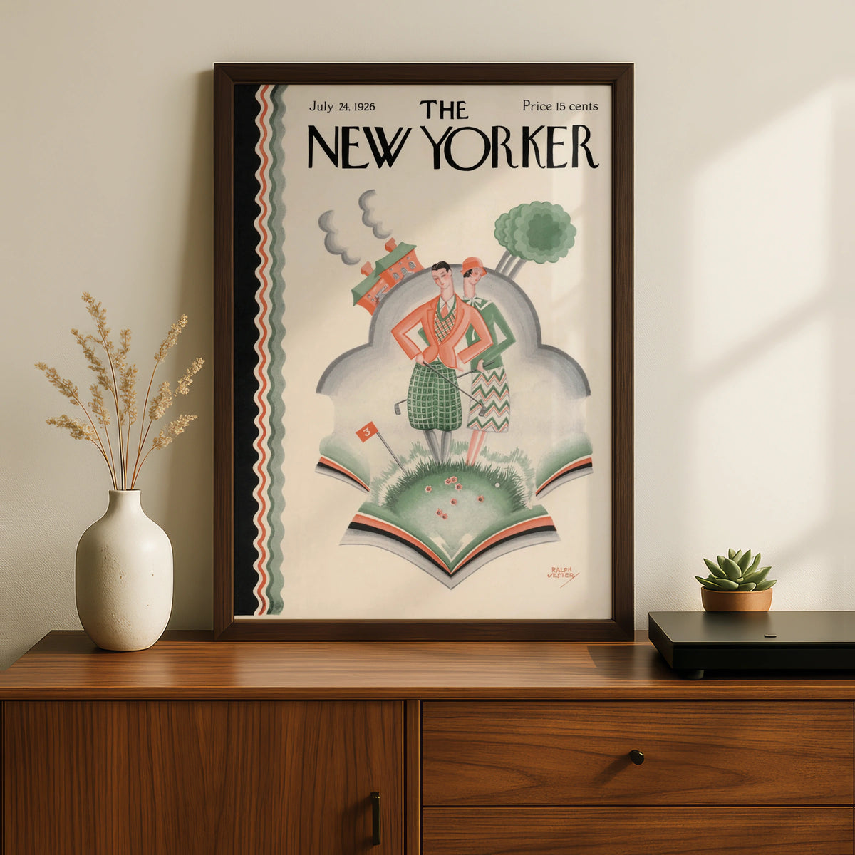 Golf Poster, Vintage Editorial Wall Art wall art print