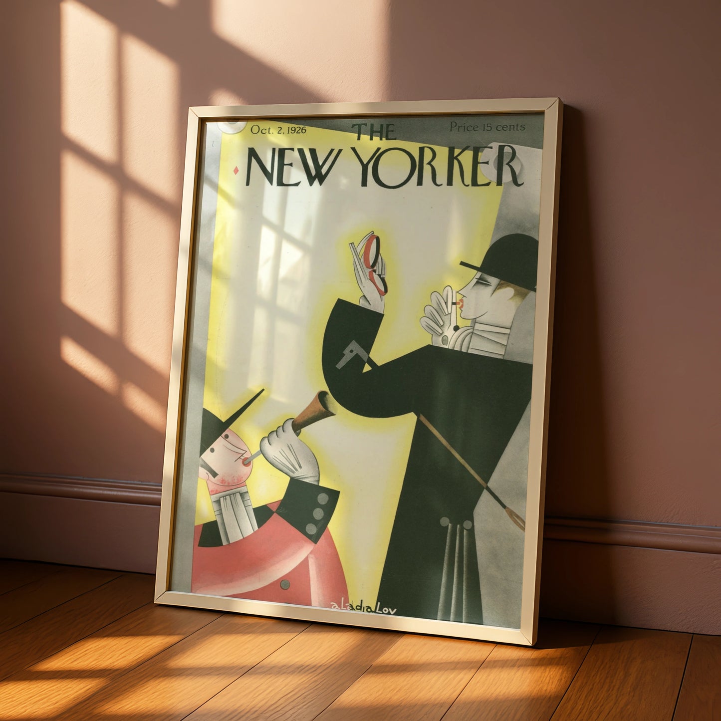 The New Yorker Poster, Vintage 1926 Art Print, Henri-inspired Wall Decor, Unique Collector's Item