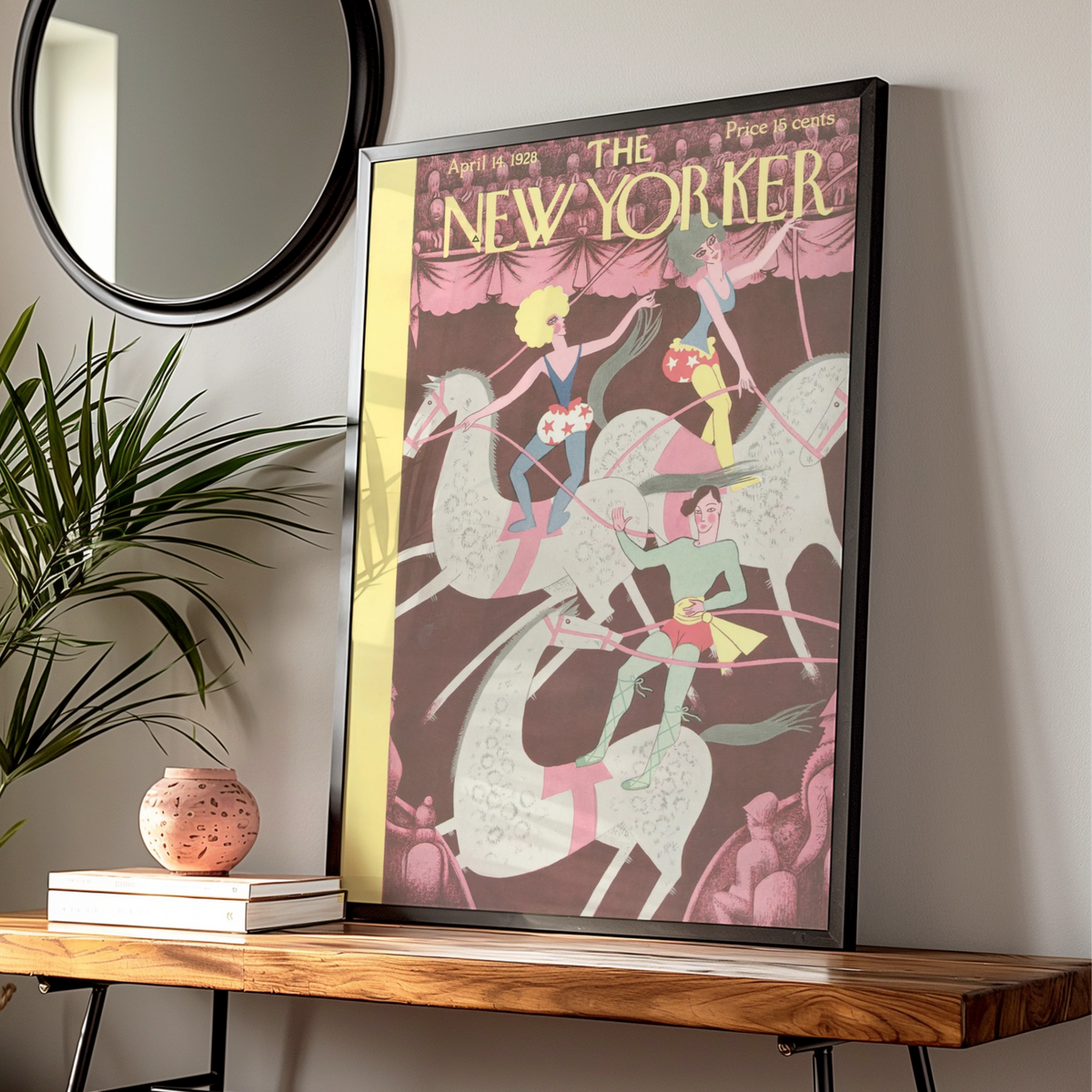 Circus Poster, Vintage Editorial Wall Art