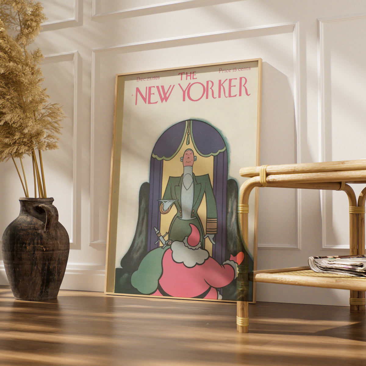 Christmas Poster, Vintage Editorial Wall Art wall art print