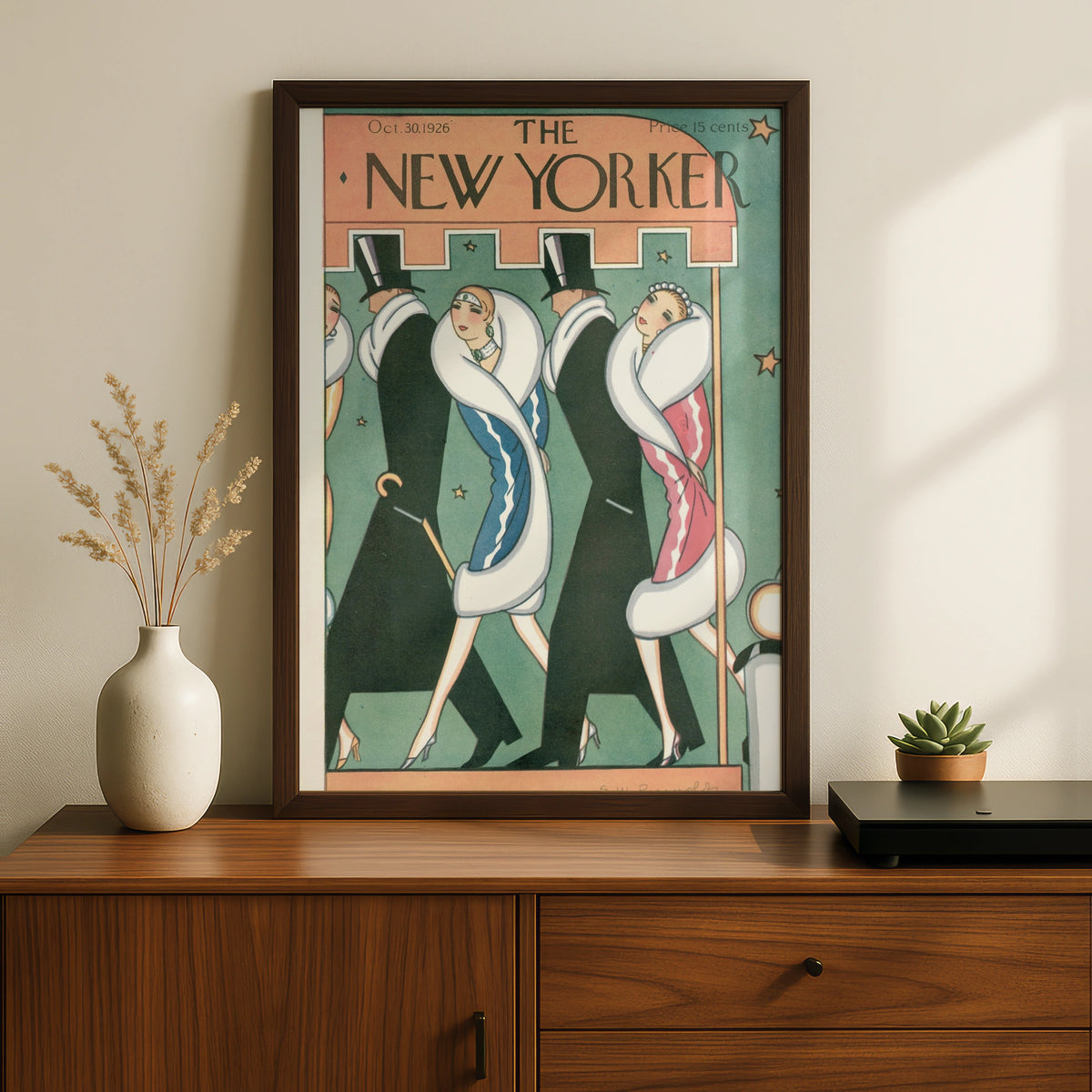 Art Deco Poster, Vintage Editorial Wall Art wall art print