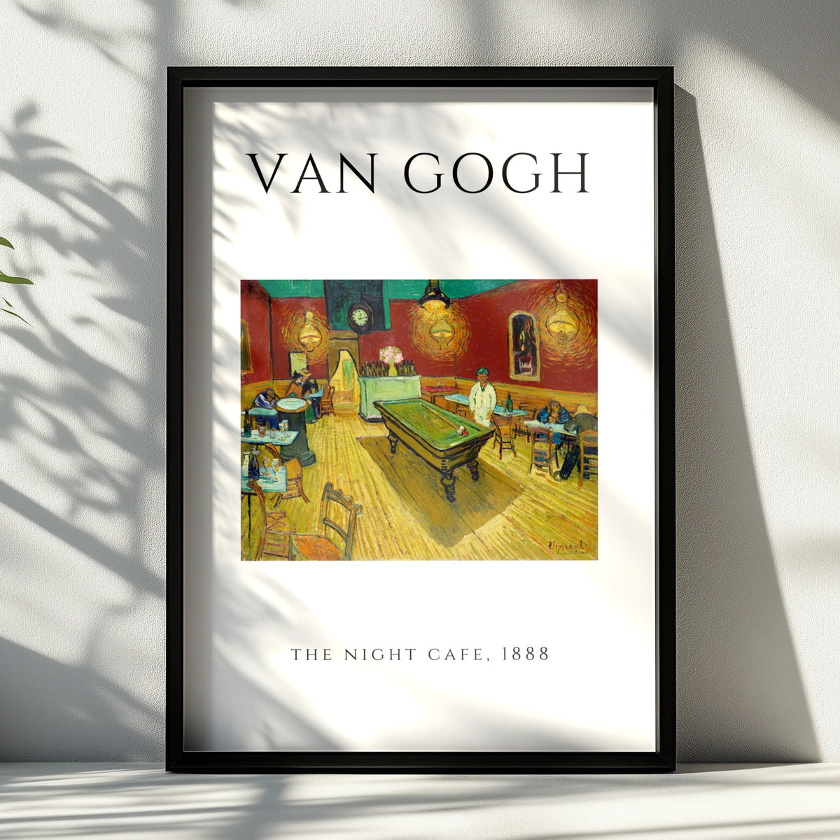 Van Gogh The Night Cafe 1888 Wall Art Print | Vintage Impressionist Poster, Living Room – product image 6
