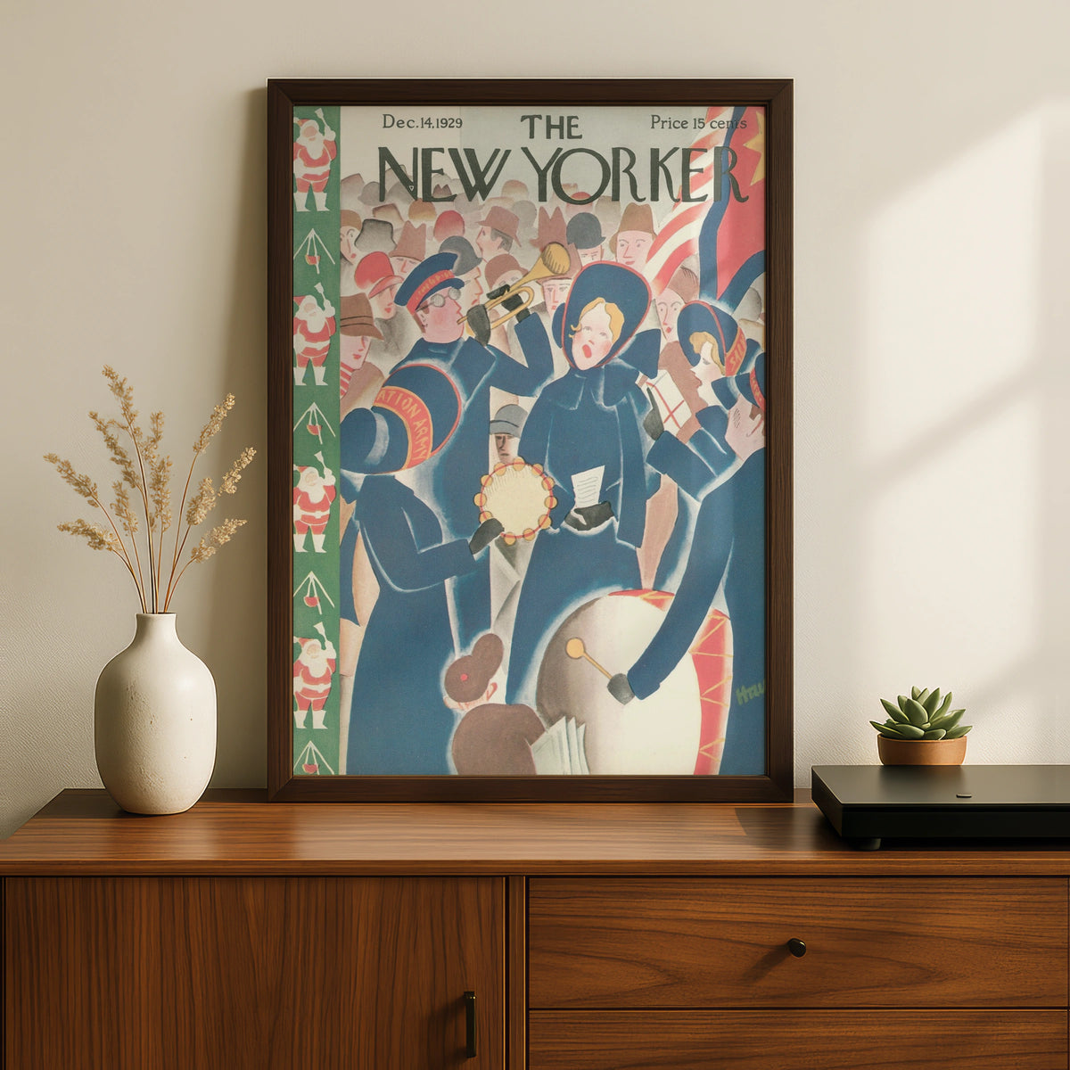 Salvation Army Christmas Poster, Vintage Editorial Wall Art wall art print