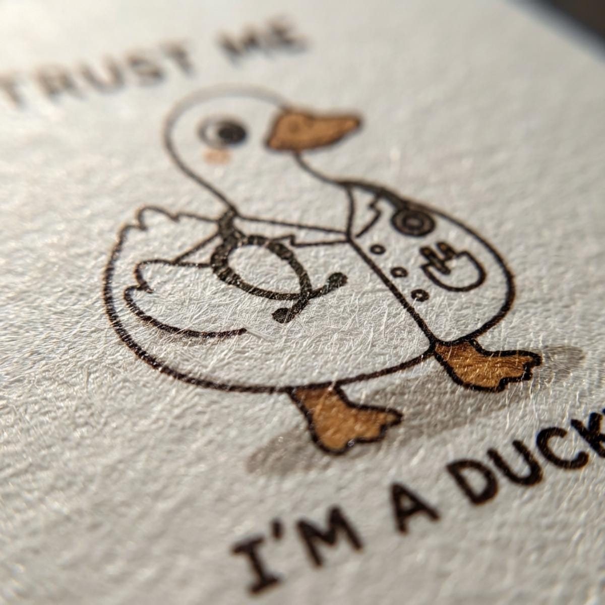 Doctor Duck Poster, Trust Me Im A Ducktor Print, Doctor Humour Art wall art print