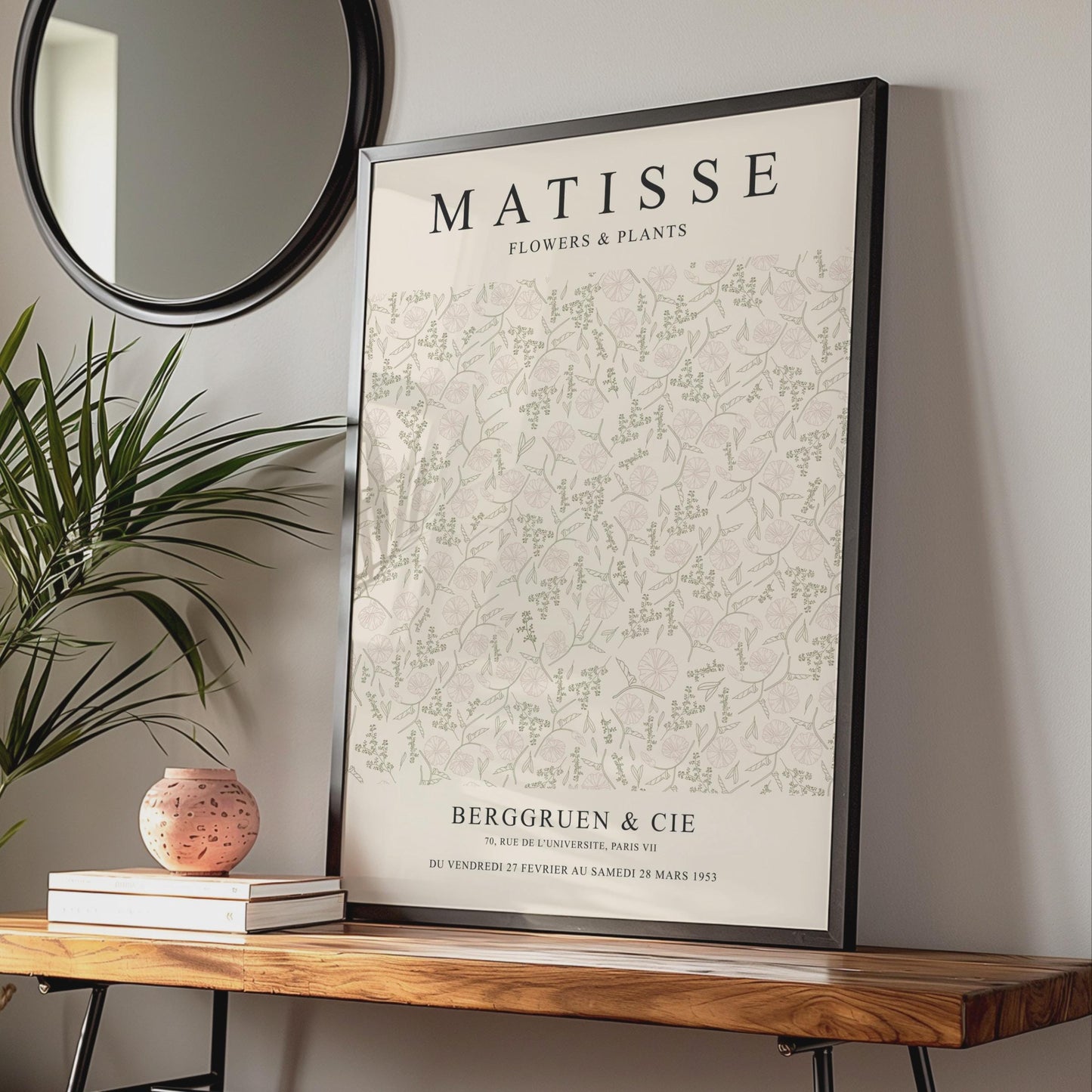 Henri Matisse Flowers Plants Art Poster, Botanical Floral Print, Home Decor wall art print