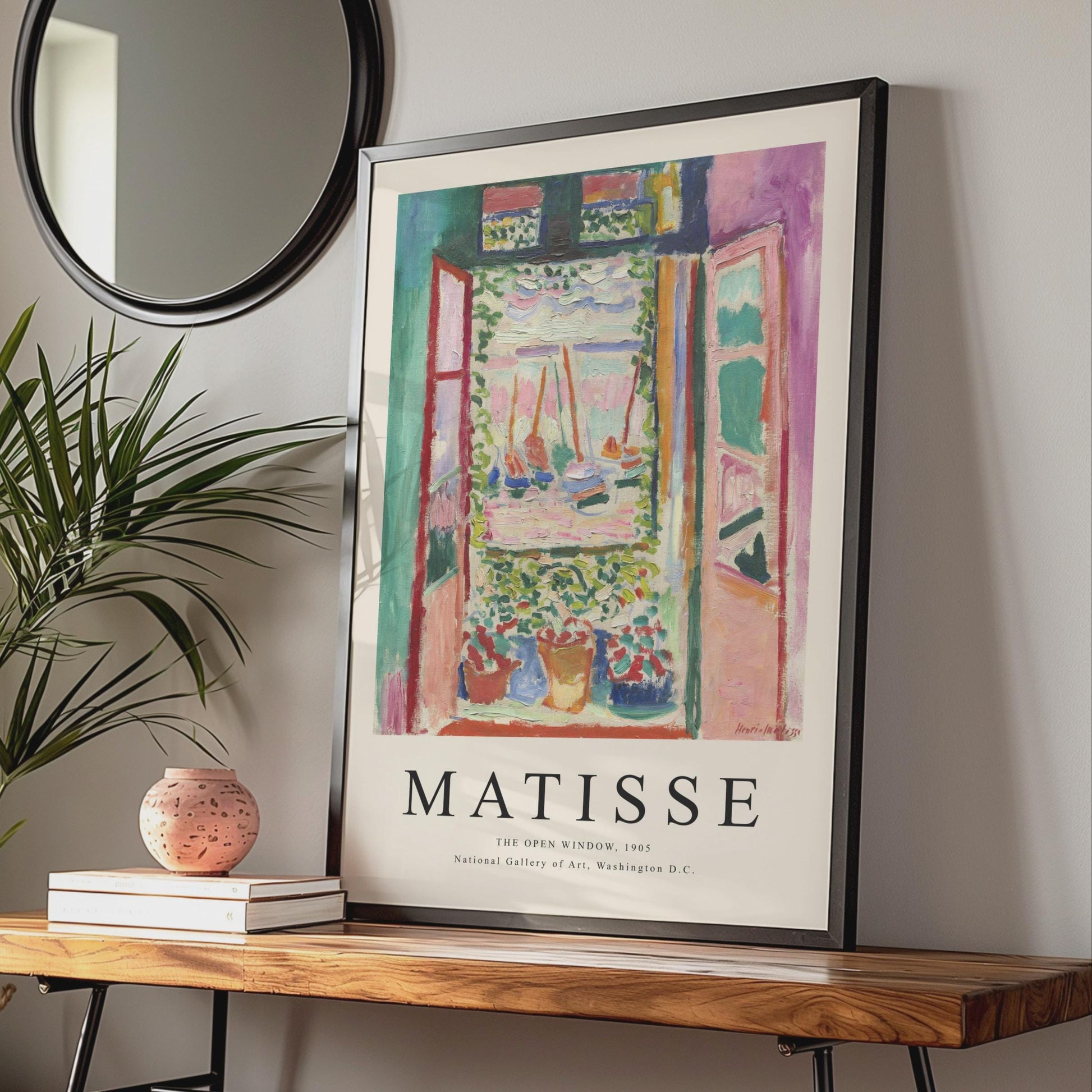 Matisse Open Window Print, Fauvism Wall Art, Vibrant Colors wall art print