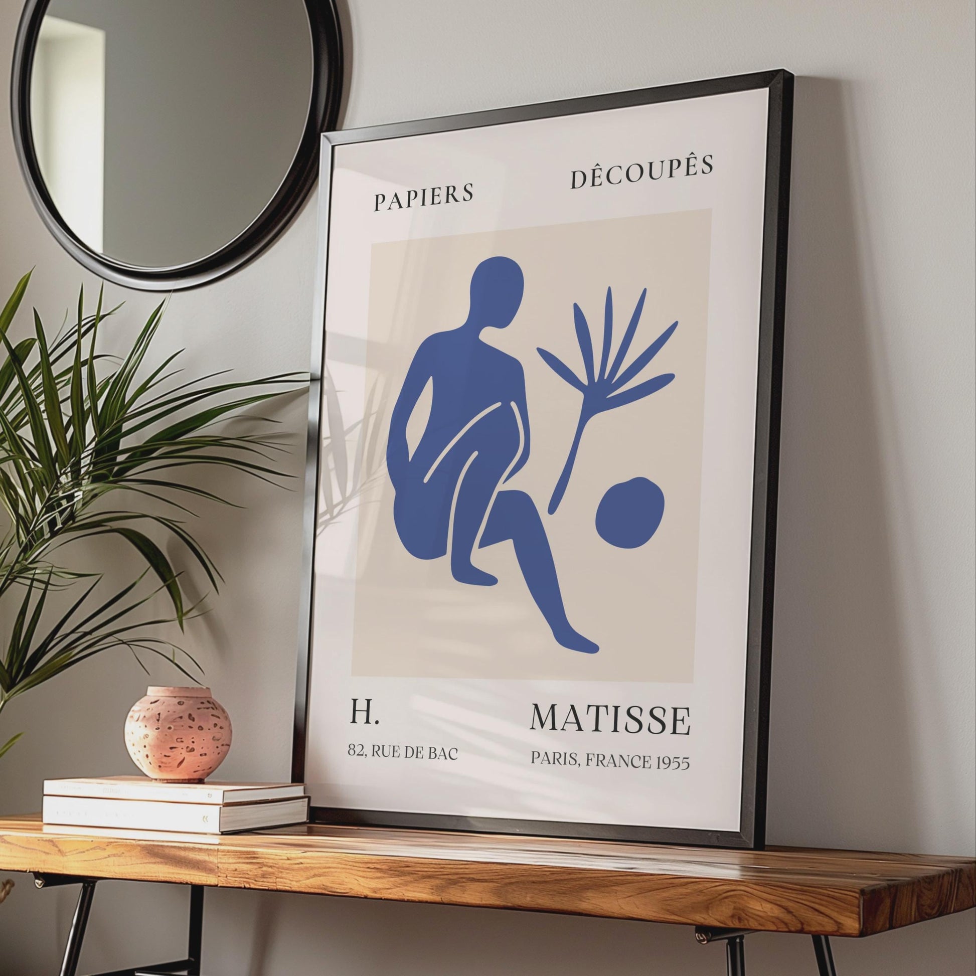 Henri Matisse Art Poster, Abstract Figure Design, Minimalist Wall Art, Mid-Century Modern Print wall art print