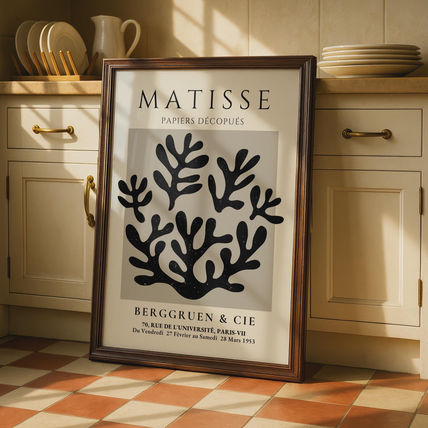 Henri Matisse Art Poster, Papiers Decoupes, Minimalist Wall Art, Botanical Prints, Modern Decor wall art print
