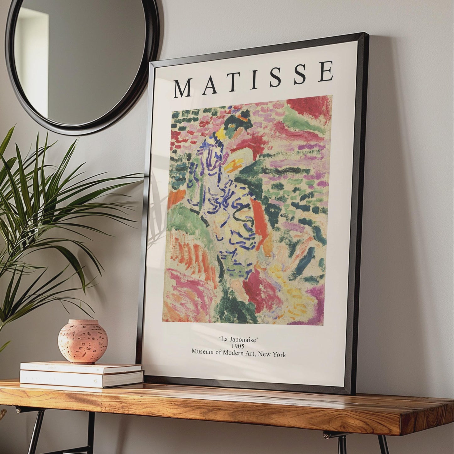 Henri Matisse Art Poster, La Japonaise 1905, Colourful Abstract Wall Art, Museum Print wall art print