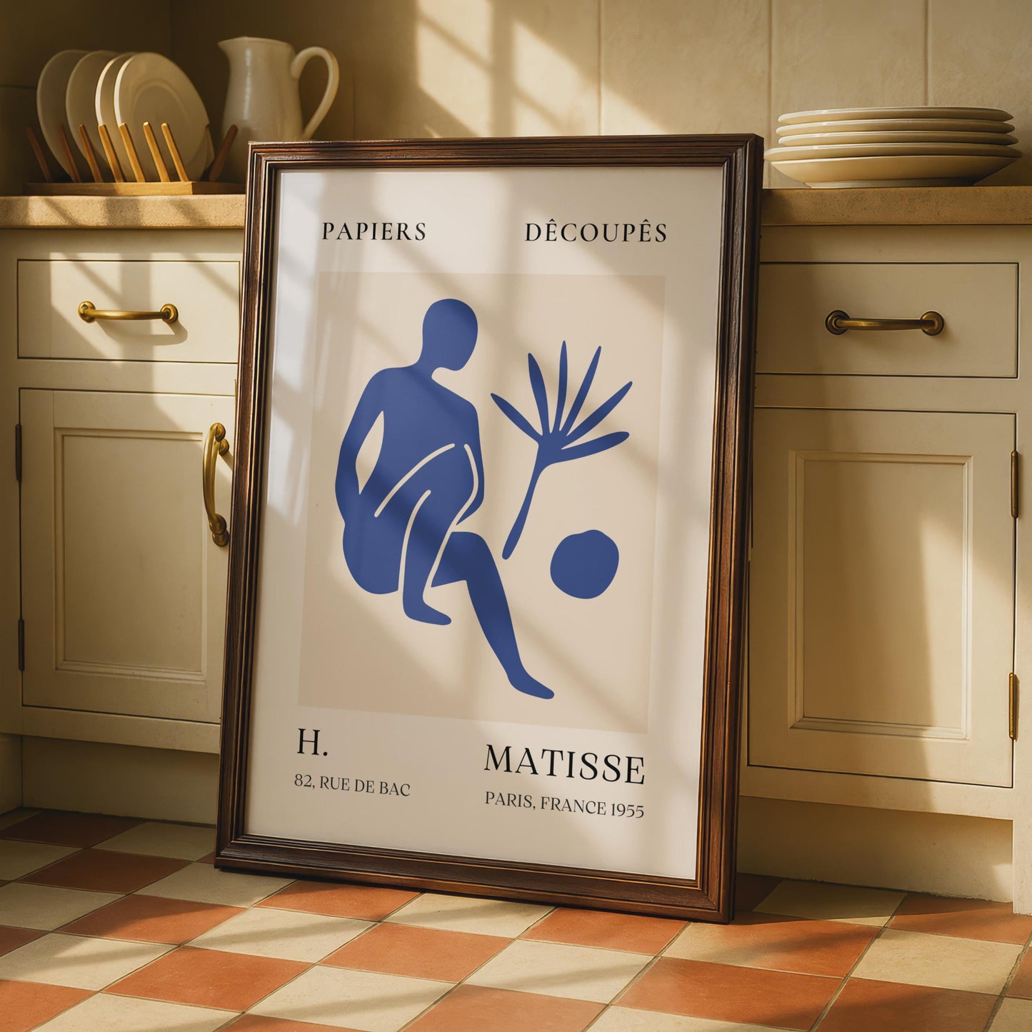 Henri Matisse Art Poster, Abstract Figure Design, Minimalist Wall Art, Mid-Century Modern Print wall art print