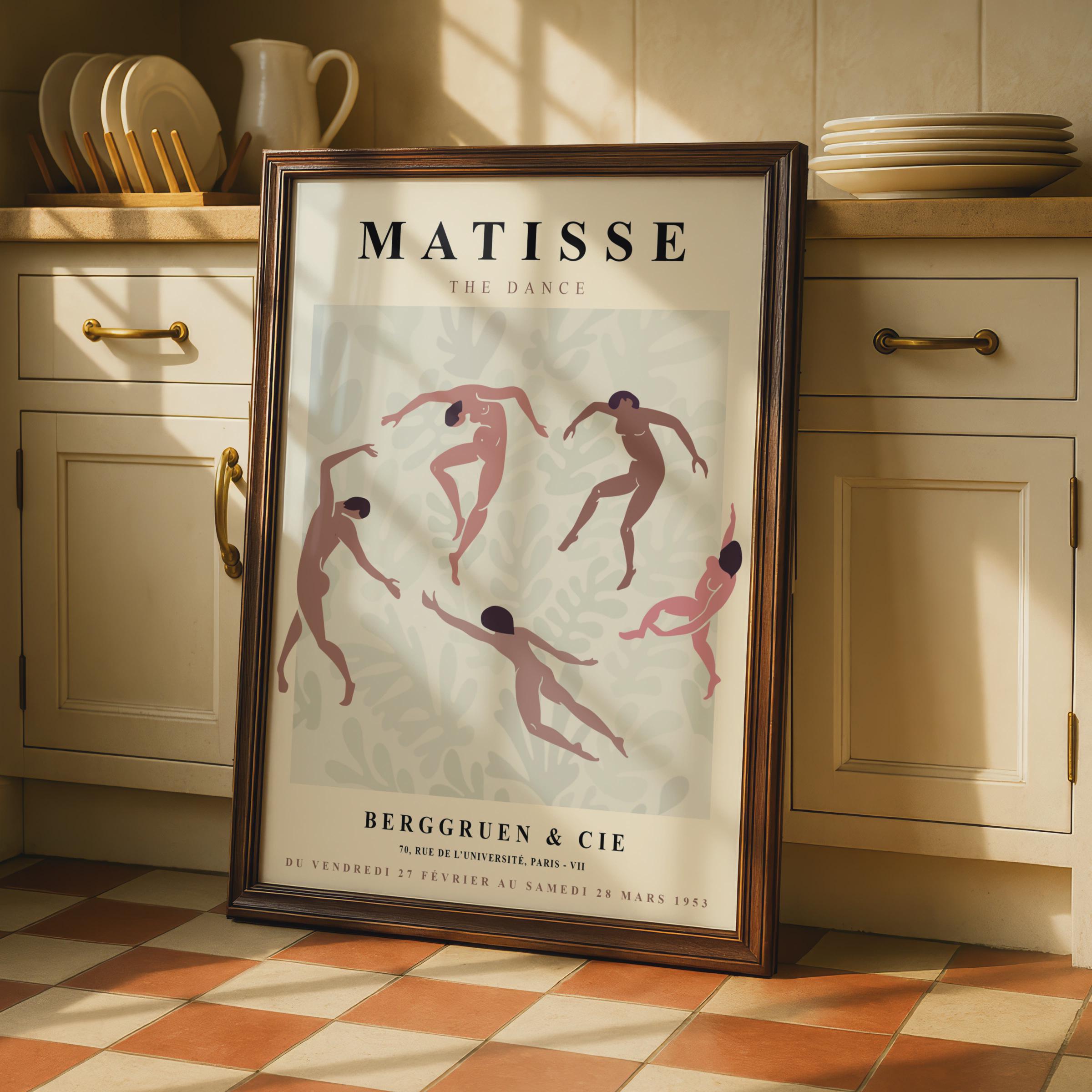 Henri Matisse The Dance Art Print, Abstract Figures Wall Art, Vintage Decor, Minimalist Poster wall art print