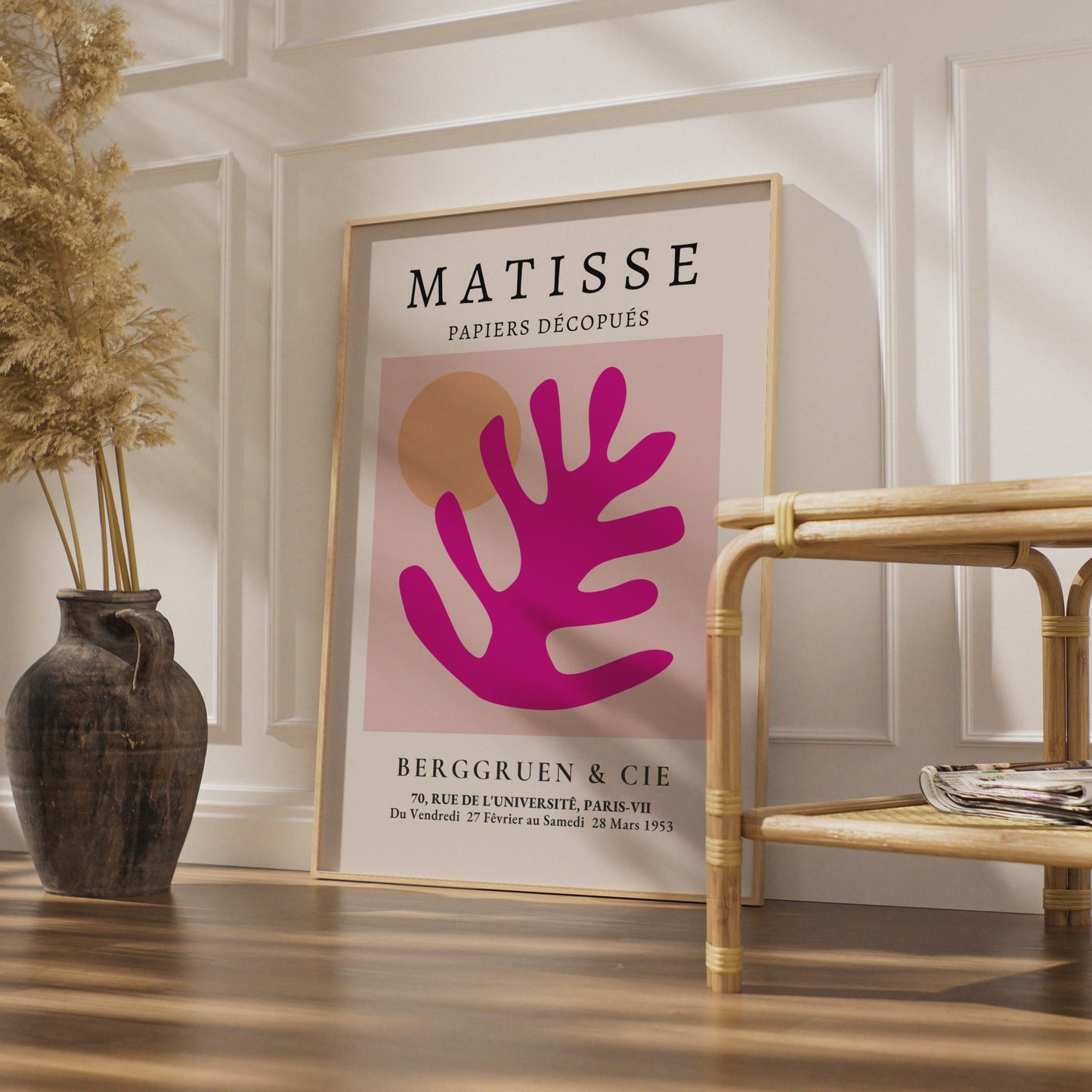Henri Matisse Art Poster, Papiers Decoupes, Abstract Wall Art, Colourful Print for Home Decor wall art print