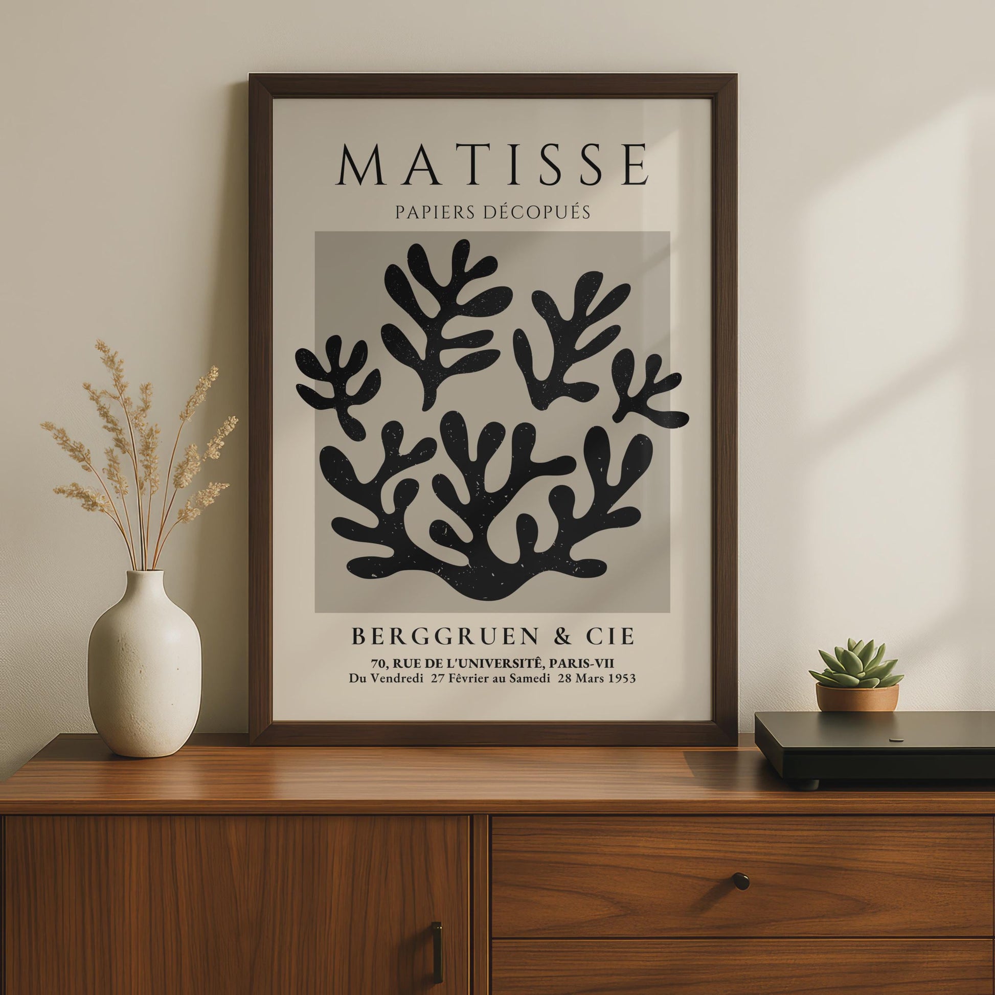 Henri Matisse Art Poster, Papiers Decoupes, Minimalist Wall Art, Botanical Prints, Modern Decor wall art print