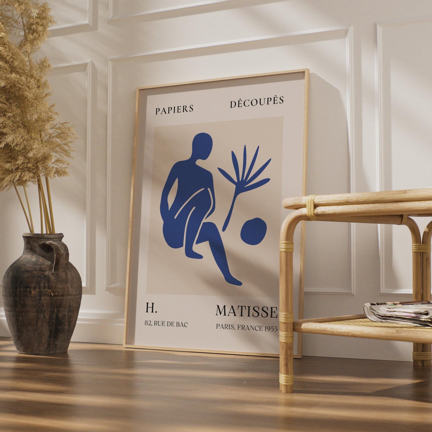 Henri Matisse Art Poster, Abstract Figure Design, Minimalist Wall Art, Mid-Century Modern Print wall art print