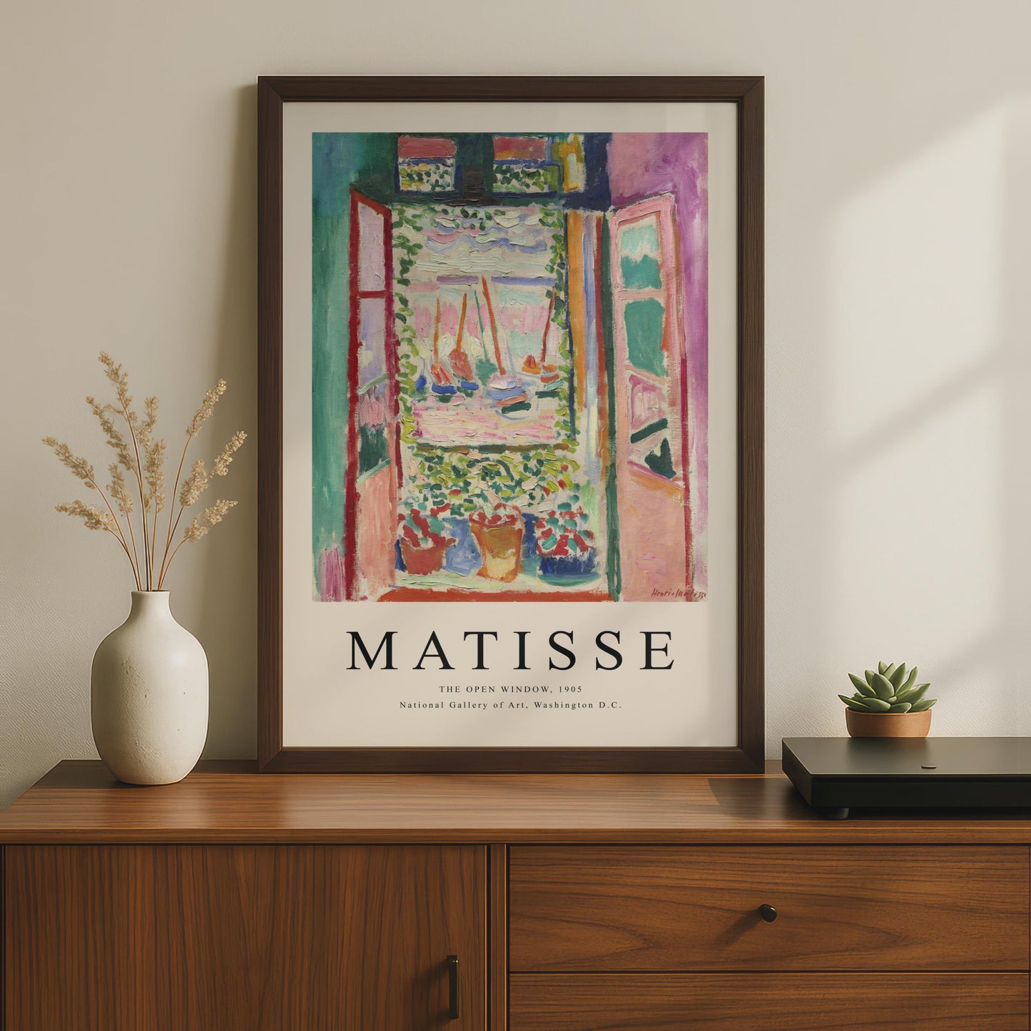 Matisse Open Window Print, Fauvism Wall Art, Vibrant Colors wall art print