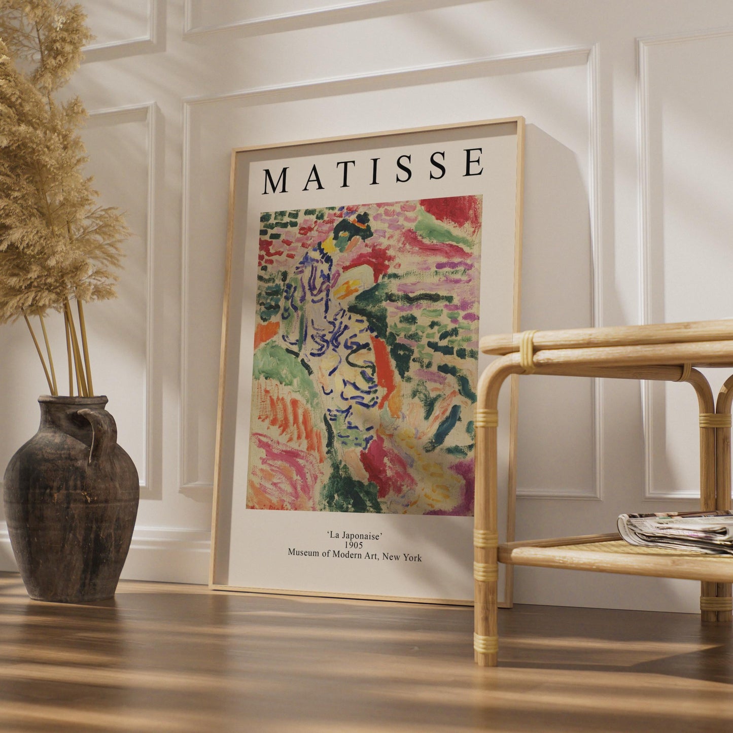 Henri Matisse Art Poster, La Japonaise 1905, Colourful Abstract Wall Art, Museum Print wall art print
