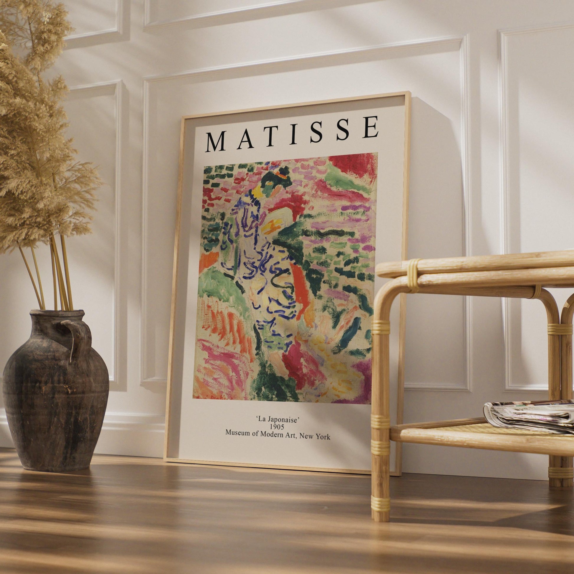 Henri Matisse Art Poster, La Japonaise 1905, Colourful Abstract Wall Art, Museum Print wall art print