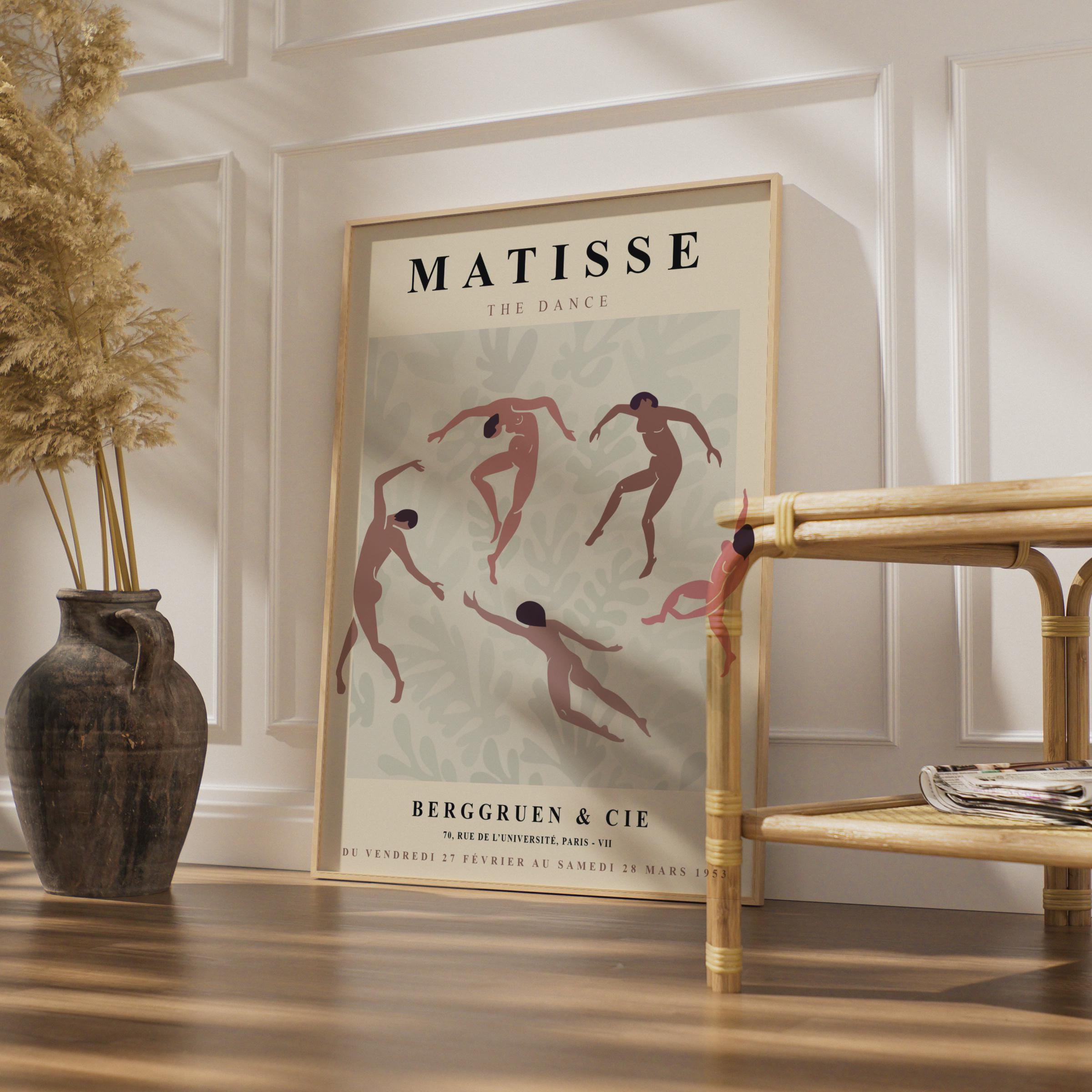 Henri Matisse The Dance Art Print, Abstract Figures Wall Art, Vintage Decor, Minimalist Poster wall art print