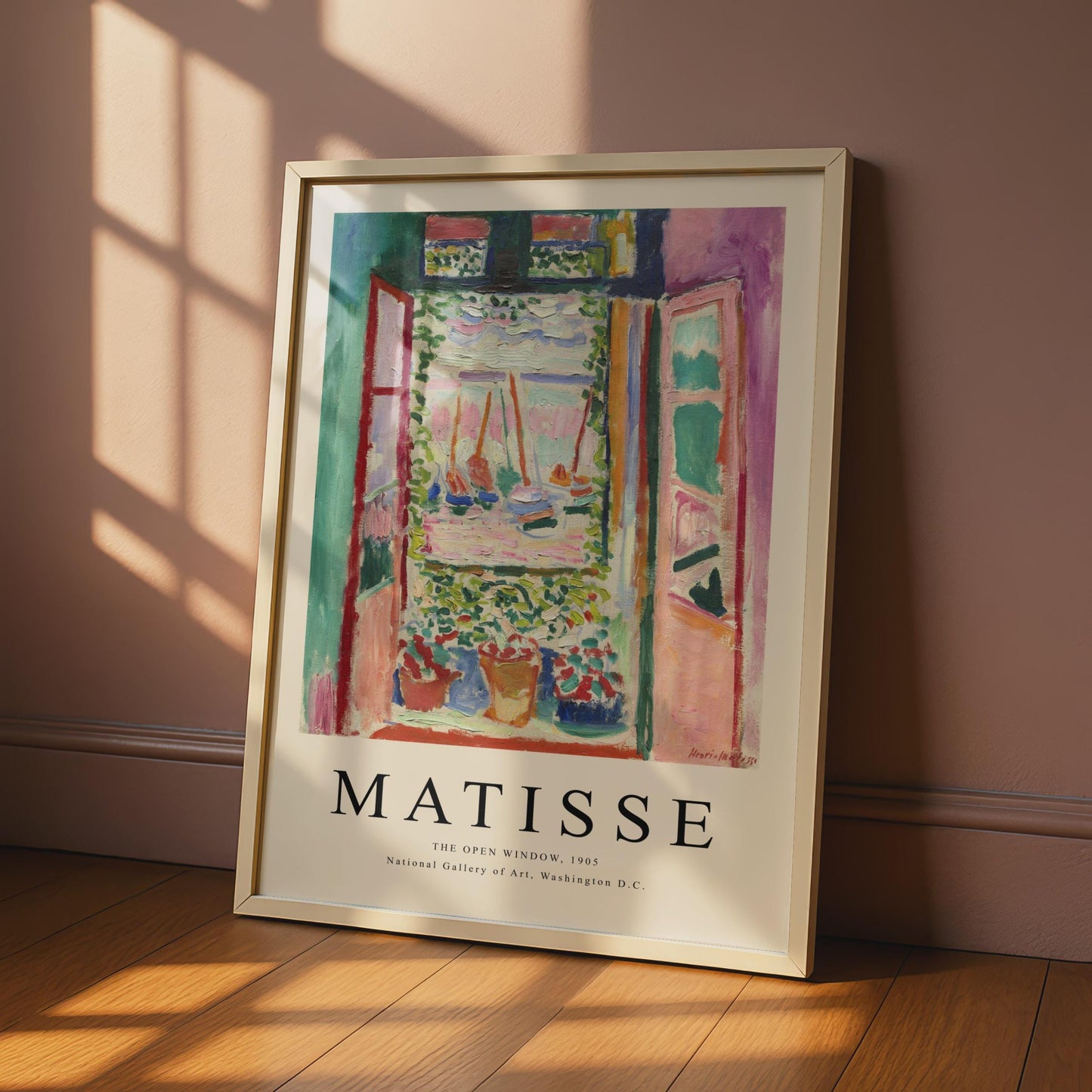Matisse Open Window Print, Fauvism Wall Art, Vibrant Colors wall art print