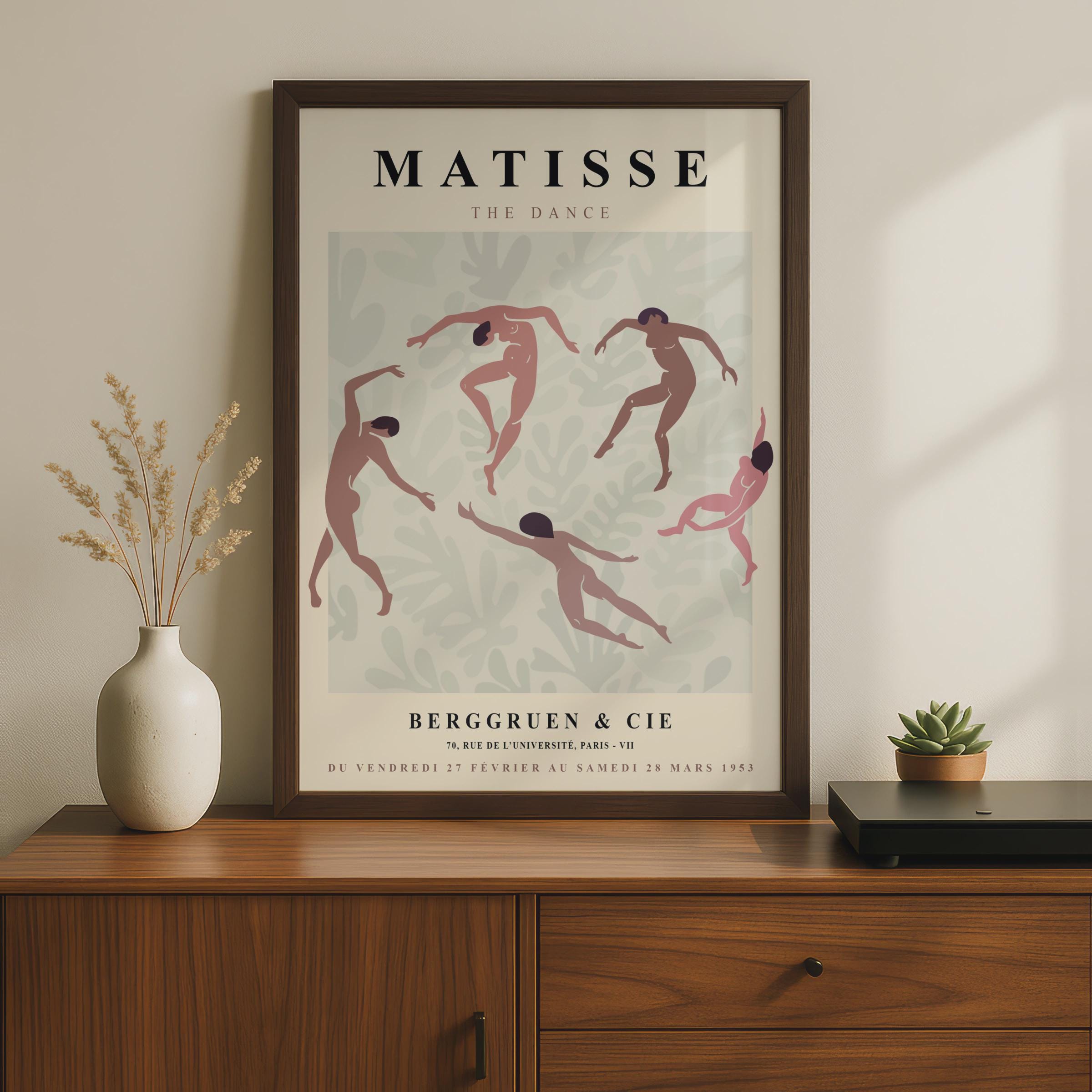 Henri Matisse The Dance Art Print, Abstract Figures Wall Art, Vintage Decor, Minimalist Poster wall art print