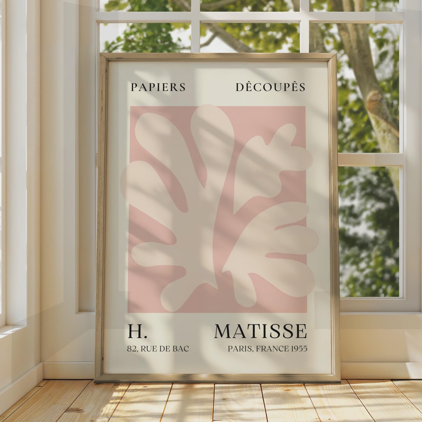 Henri Matisse Papiers Decoupes Poster, Minimalist French Gallery Wall Art wall art print