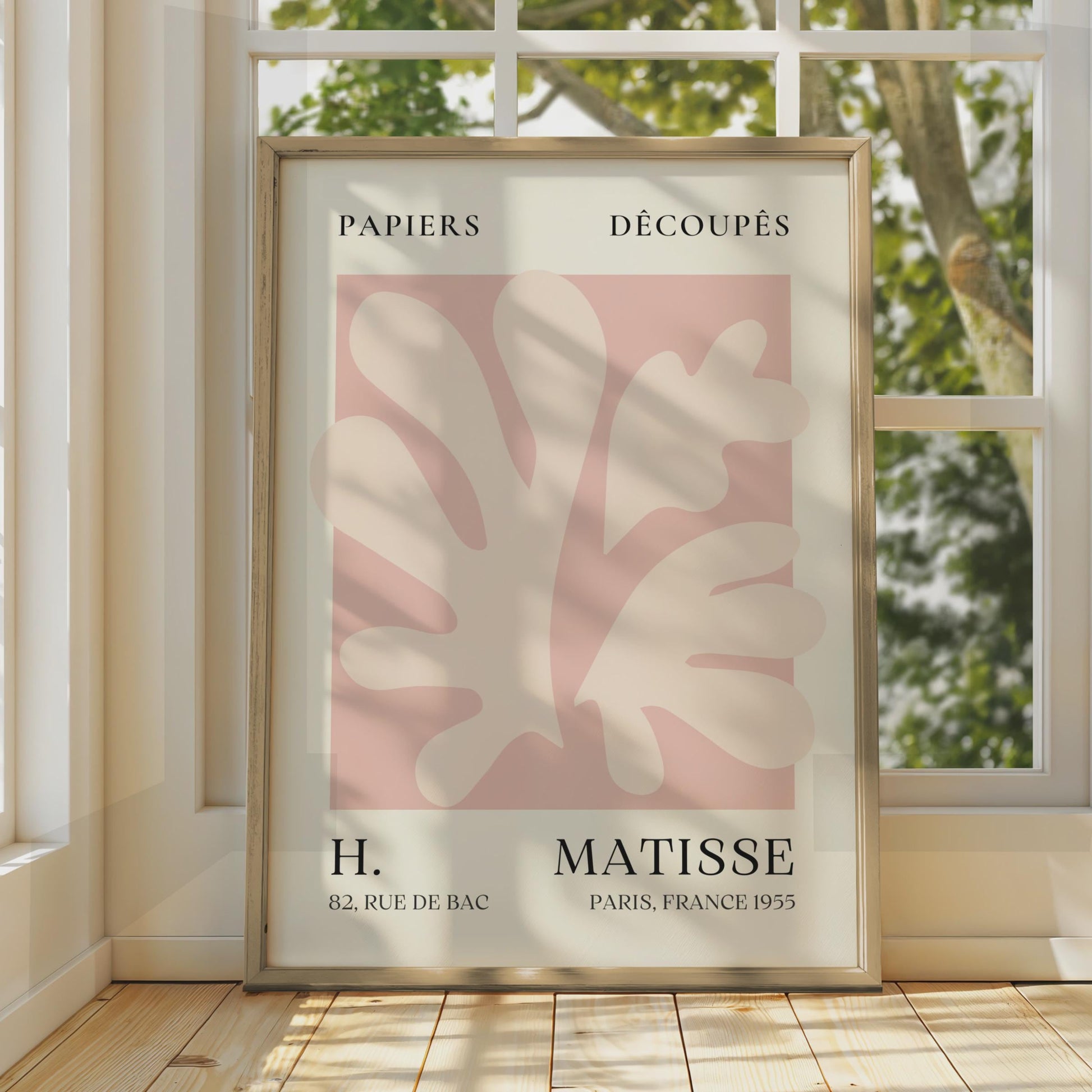 Henri Matisse Papiers Decoupes Poster, Minimalist French Gallery Wall Art wall art print