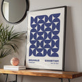 Bauhaus Exhibition Poster, Abstract Art, Minimalist Wall Decor, Frankfurt 1923, Geometric Print wall art print