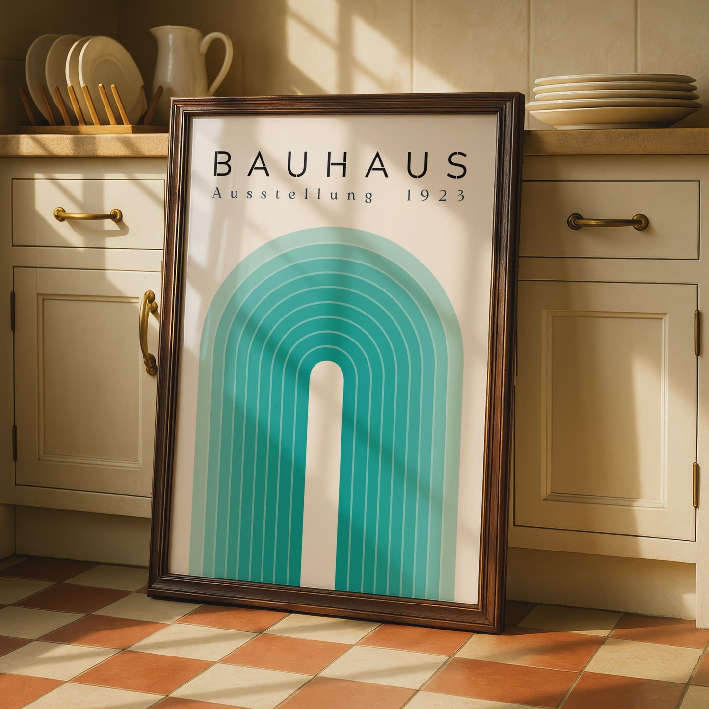 Bauhaus Exhibition 1923 Poster, Abstract Wall Art, Geometric Shapes, Minimalist Decor wall art print