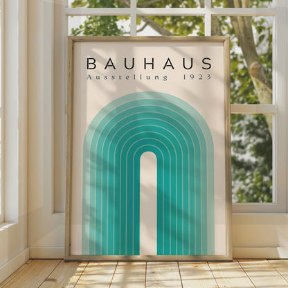 Bauhaus Exhibition 1923 Poster, Abstract Wall Art, Geometric Shapes, Minimalist Decor wall art print