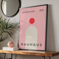 Bauhaus Art Print, 1919 Ausstellung Poster, Minimalist Wall Art, Retro Design Decor, Geometric wall art print