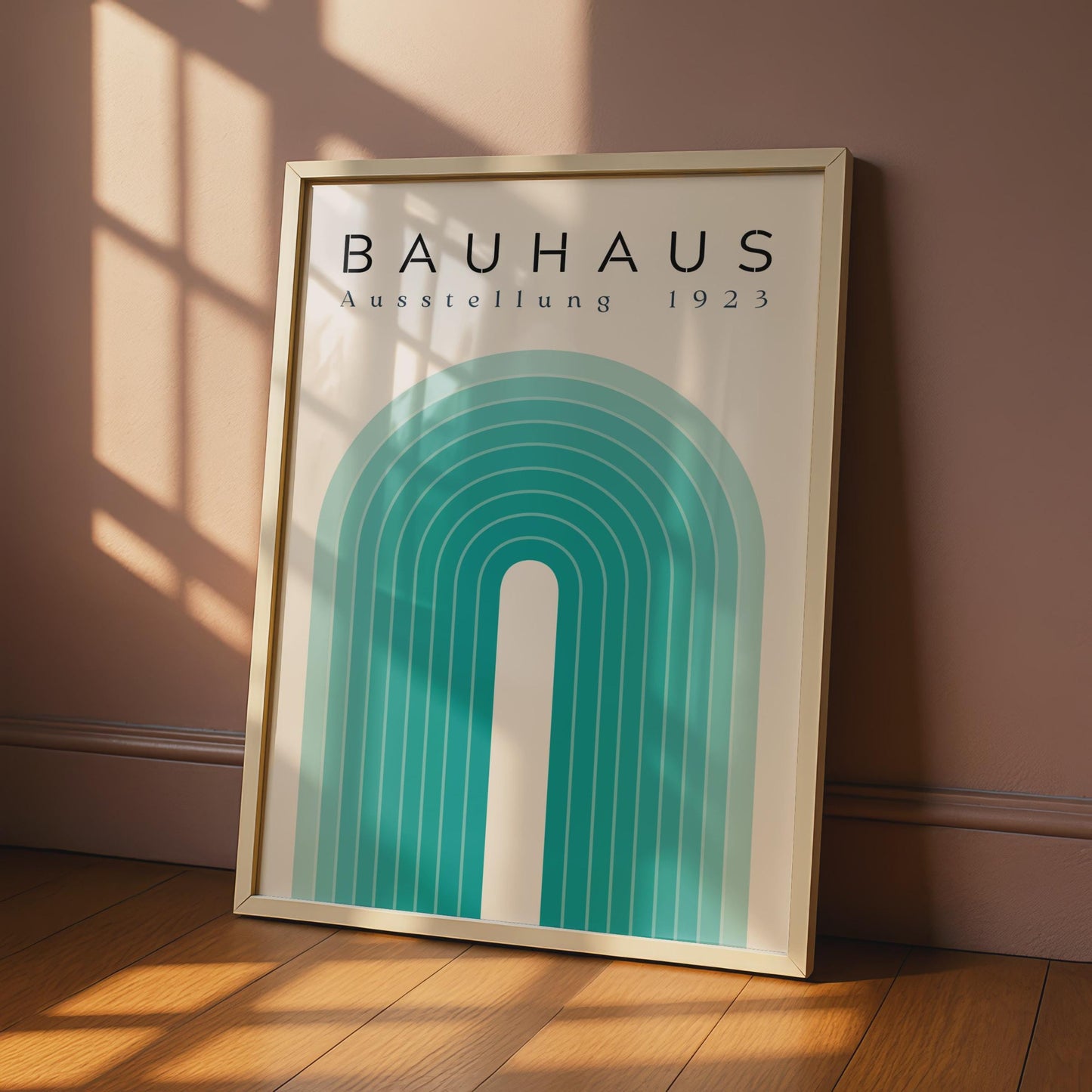Bauhaus Exhibition 1923 Poster, Abstract Wall Art, Geometric Shapes, Minimalist Decor wall art print