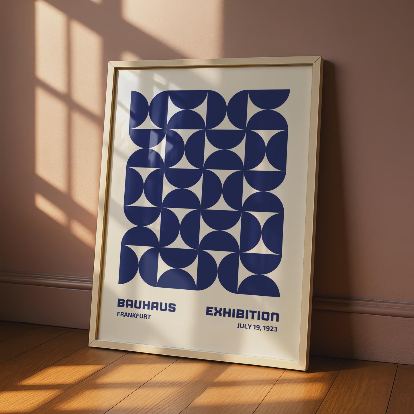 Bauhaus Exhibition Poster, Abstract Art, Minimalist Wall Decor, Frankfurt 1923, Geometric Print wall art print