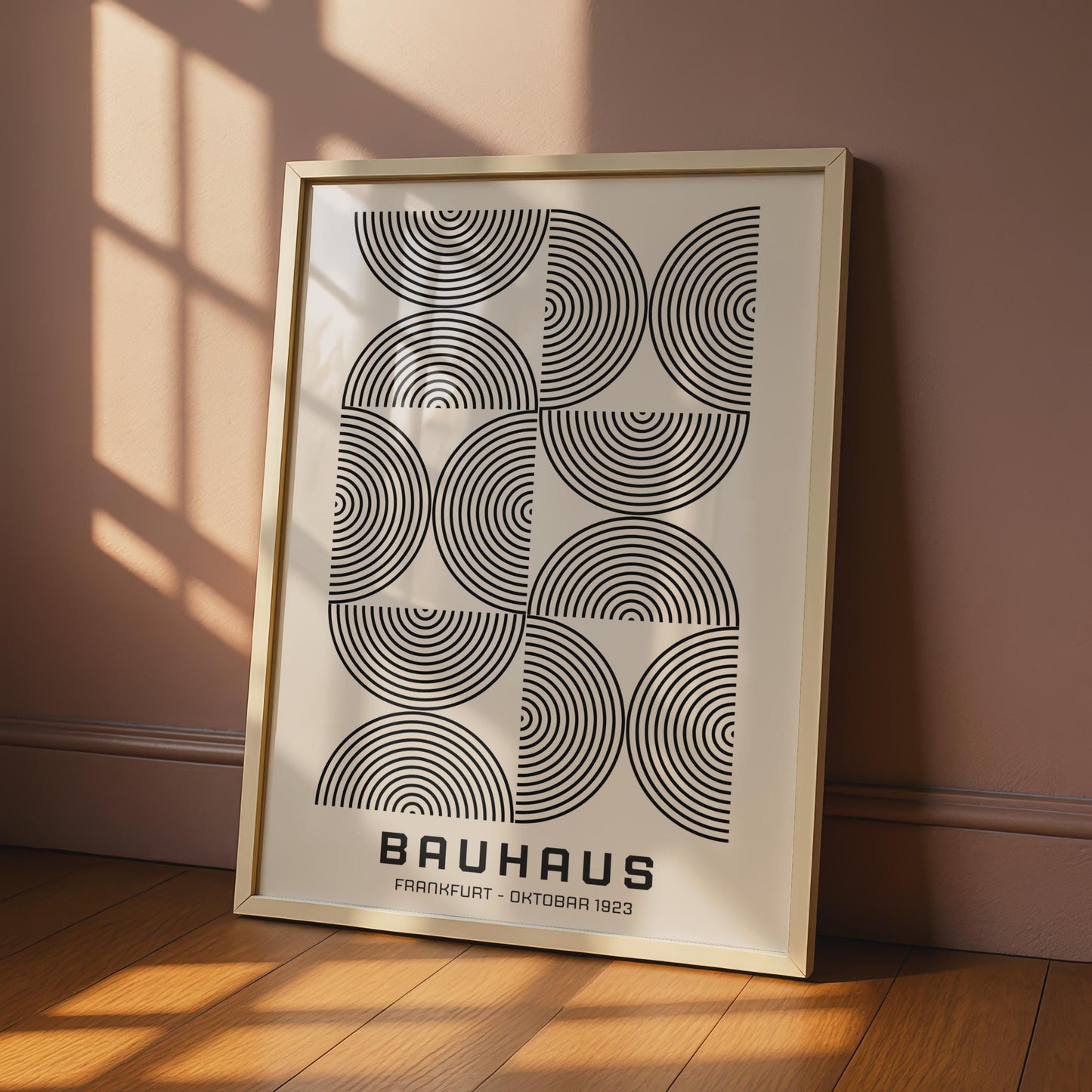 Bauhaus Print, Minimalist Wall Art, Geometric Poster, Black and White Decor, Modern Art 1923 wall art print