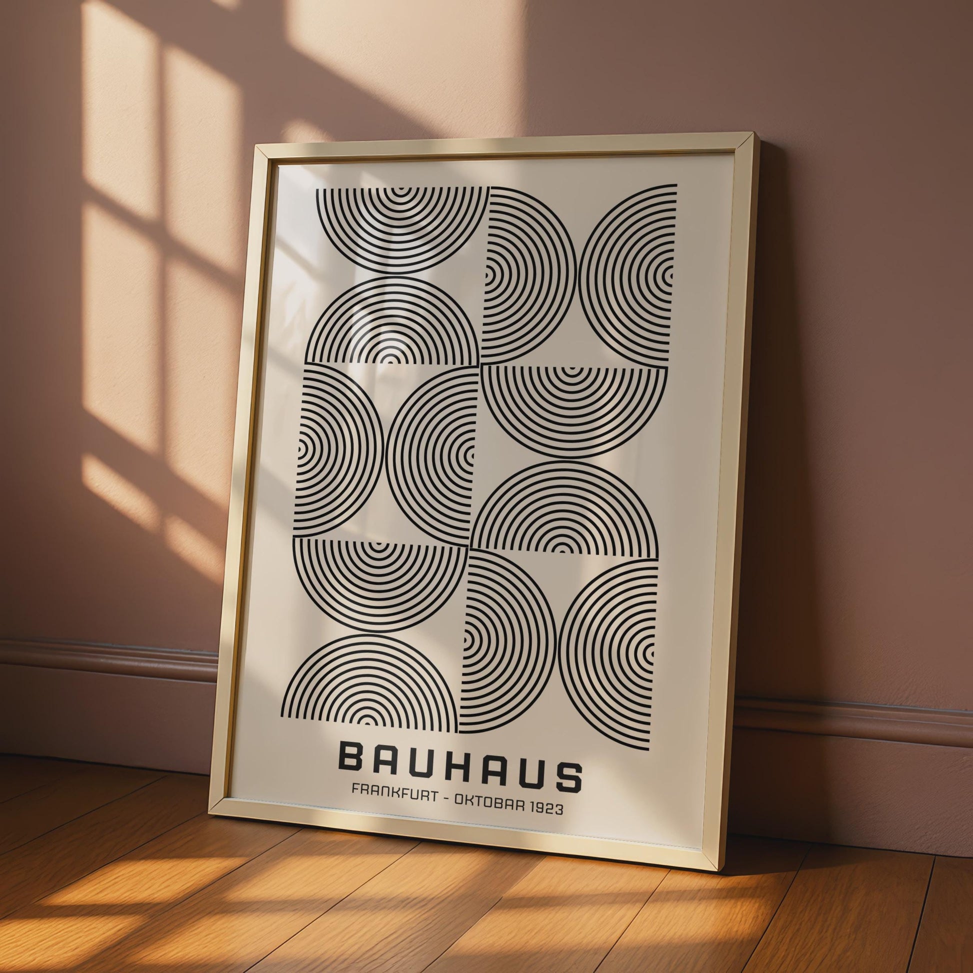 Bauhaus Print, Minimalist Wall Art, Geometric Poster, Black and White Decor, Modern Art 1923 wall art print