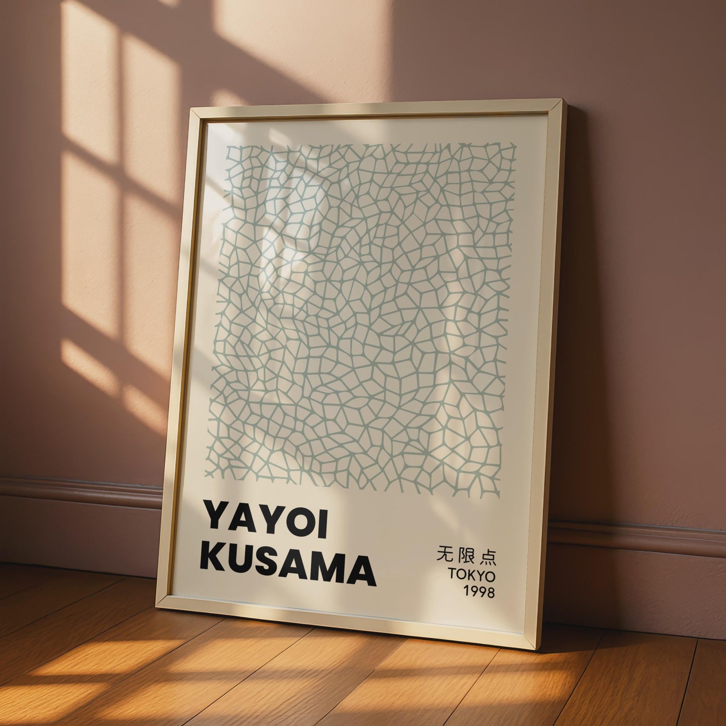 Yayoi Kusama Art Print, Abstract Wall Decor, Minimalist Poster, Modern Home Artwork, Tokyo 1998 wall art print