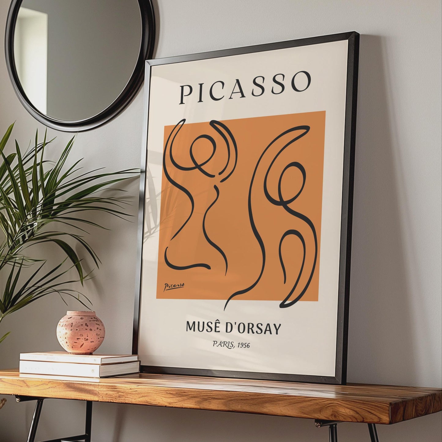 Picasso Art Print, Abstract Dancers Poster, Musee d'Orsay, Modern Wall Art, Vintage Style, Paris wall art print