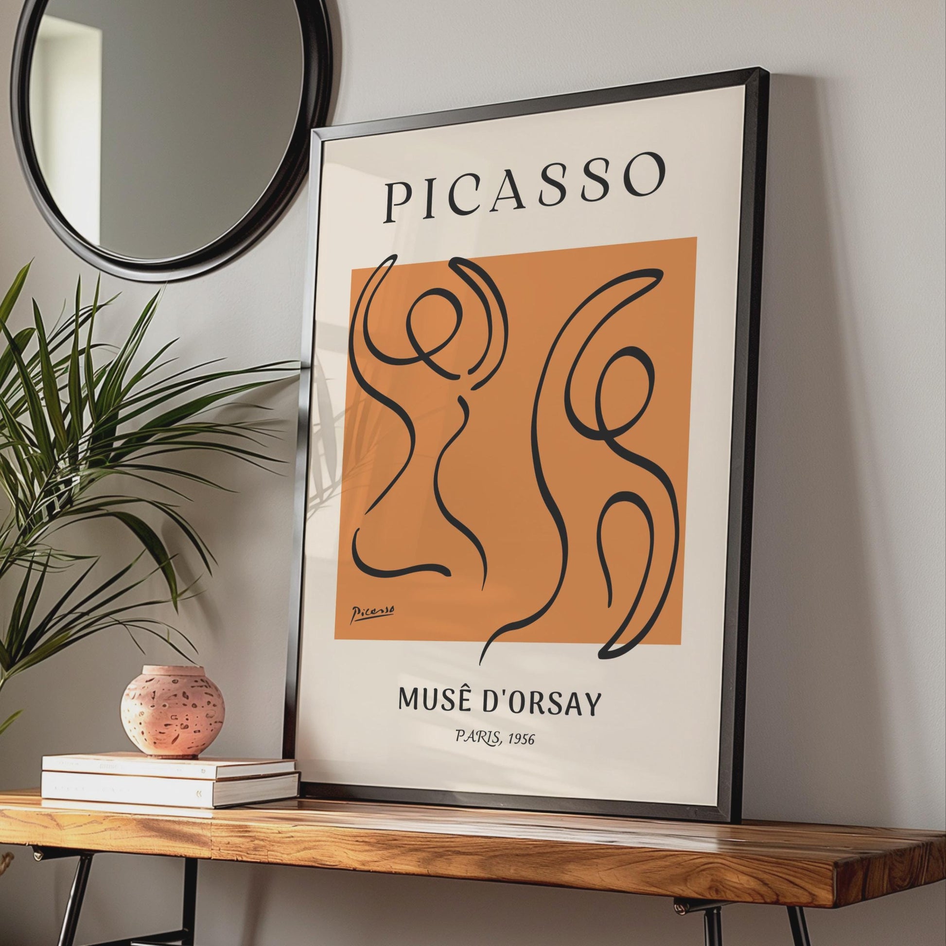 Picasso Art Print, Abstract Dancers Poster, Musee d'Orsay, Modern Wall Art, Vintage Style, Paris wall art print