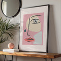 Abstract Picasso-Inspired Wall Art, Minimalist Portrait Print, Modern Art Decor, Stylish Home wall art print