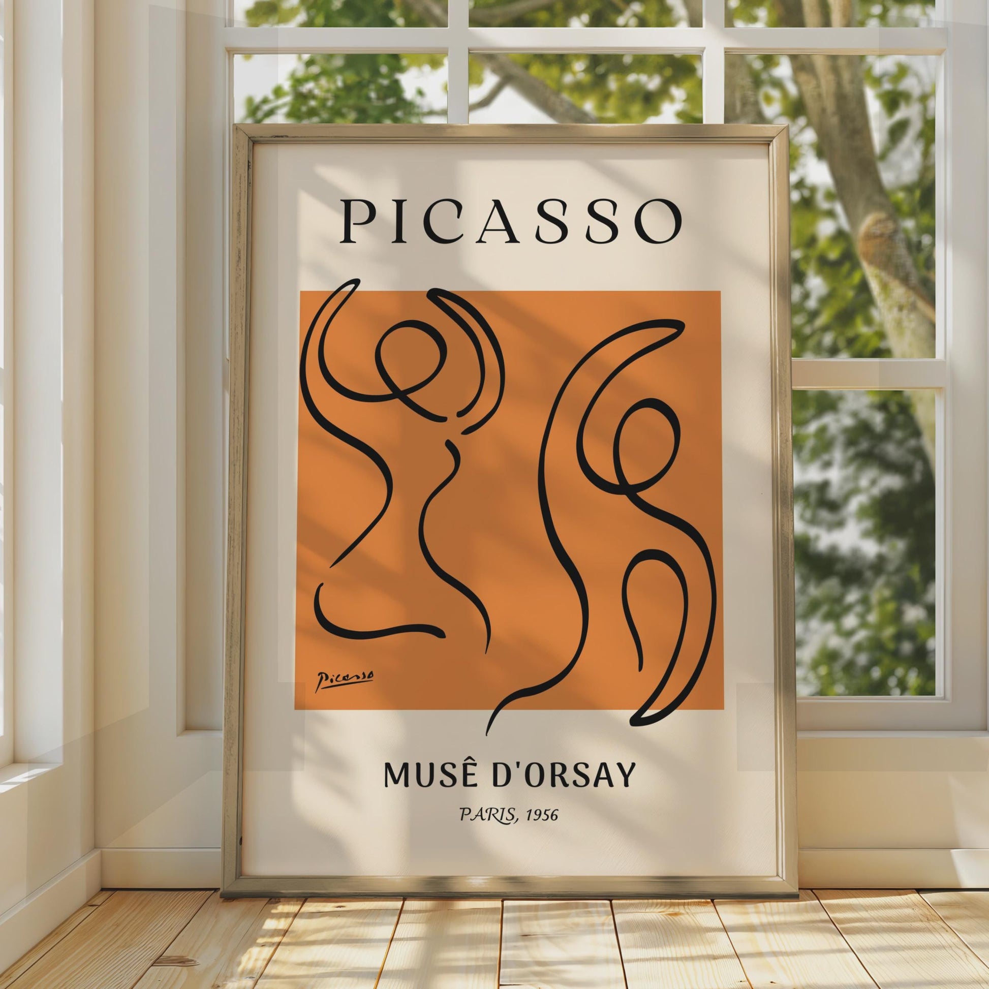 Picasso Art Print, Abstract Dancers Poster, Musee d'Orsay, Modern Wall Art, Vintage Style, Paris wall art print