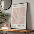 Henri Matisse Art Poster, Minimalist Papiers Decoupes, Wall Art Decor, Modern Pink Abstract Print wall art print