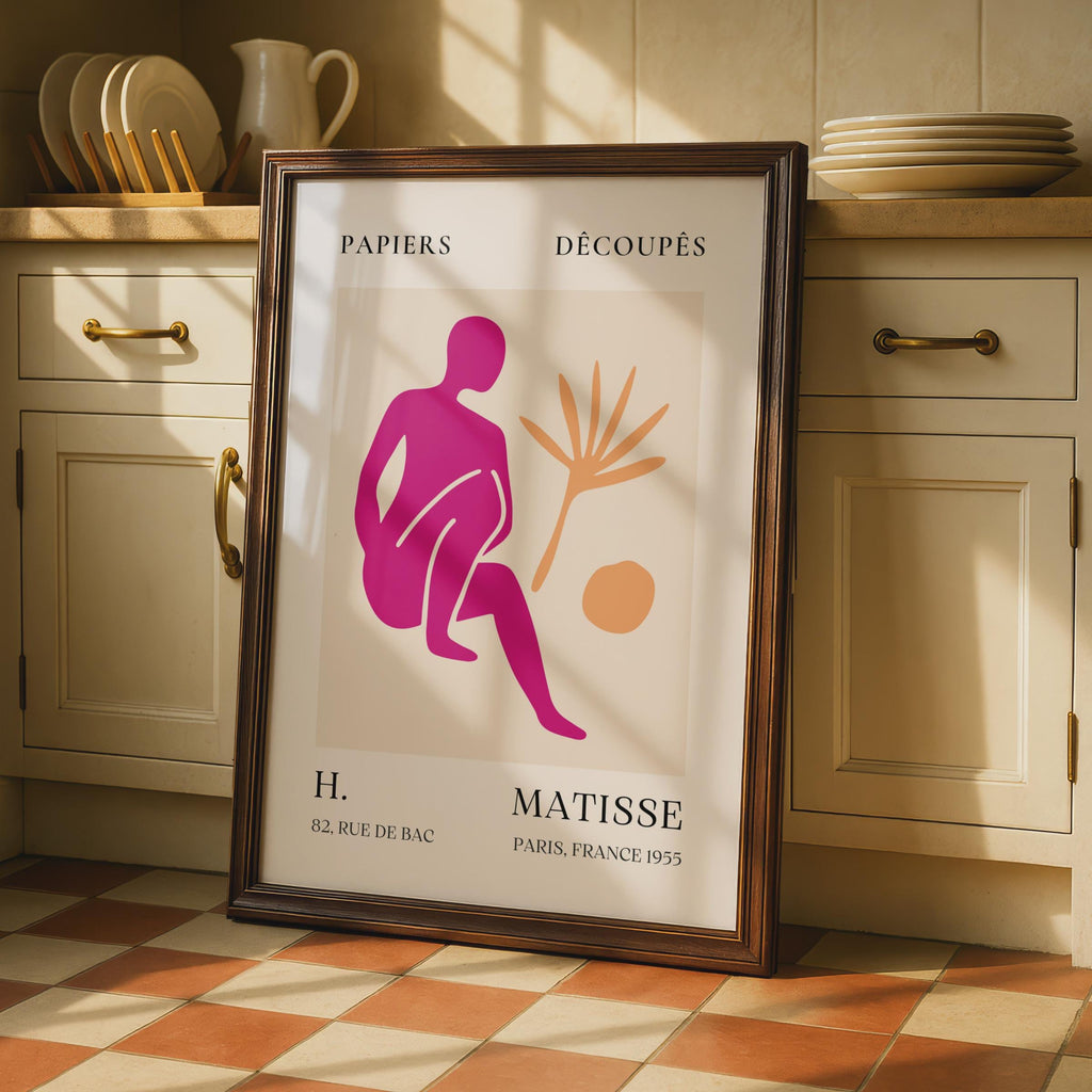 Henri Matisse Art Poster, Papiers Decoupes, Colourful Abstract Wall Art, Paris 1955, Modern Room wall art print